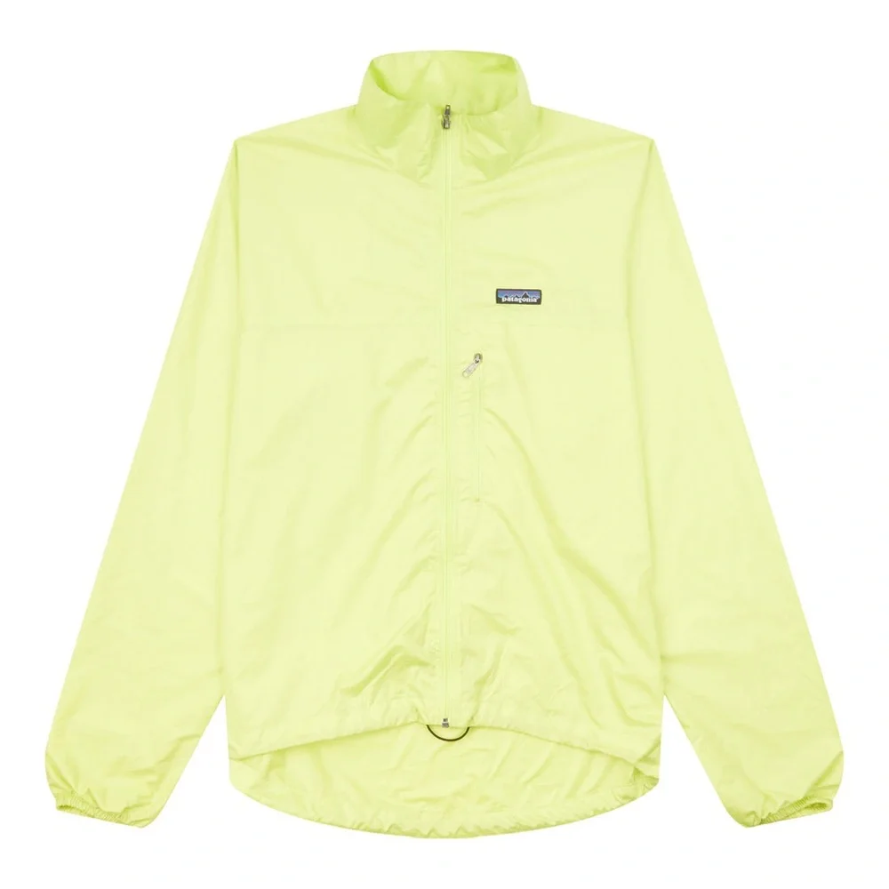 Patagonia Lime Green Zip-up Windbreaker Jacket - Picture 1 of 4
